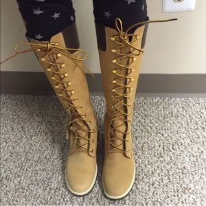 Tall Timberland Nubuck Boots